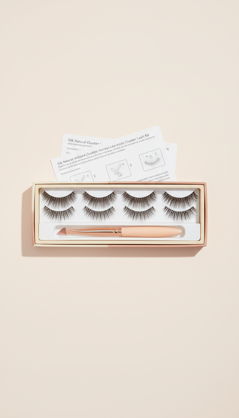 Silk natural cluster lash kit