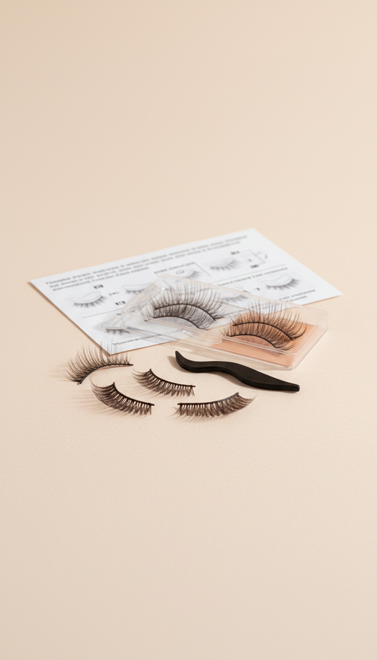 Faux-mink volume cluster lash kit